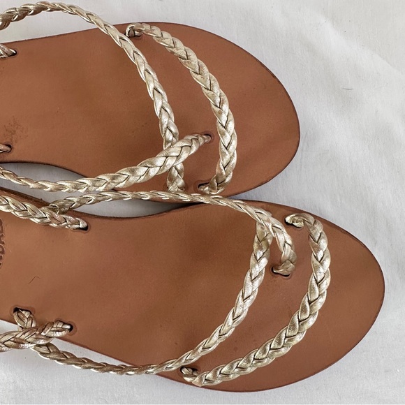 Ancient Greek Sandals Yianna Size 41 in Gold - Picture 4 of 8